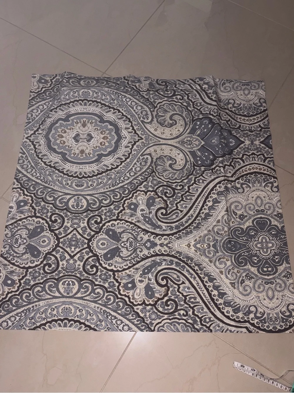 Like new Pottery Barn Beale Paisley euro Sham